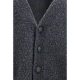 Golden Goose Gray Wool Oves Aries Cardigan