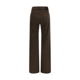 Jacob Cohen Brown Cotton Straight-Leg Jeans