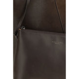 Brunello Cucinelli Brown Calf Leather Bos Taurus Handbag
