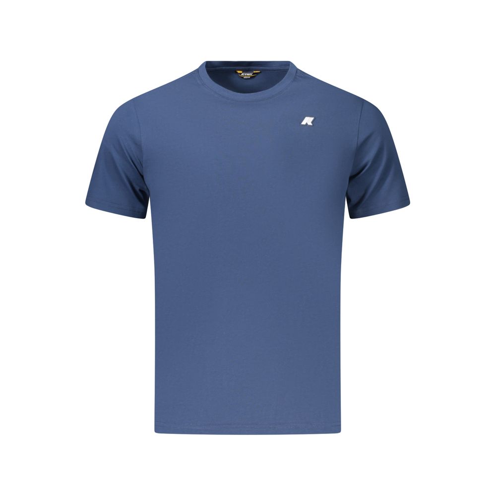 K-WAY Blue Cotton Men's T-Shirt