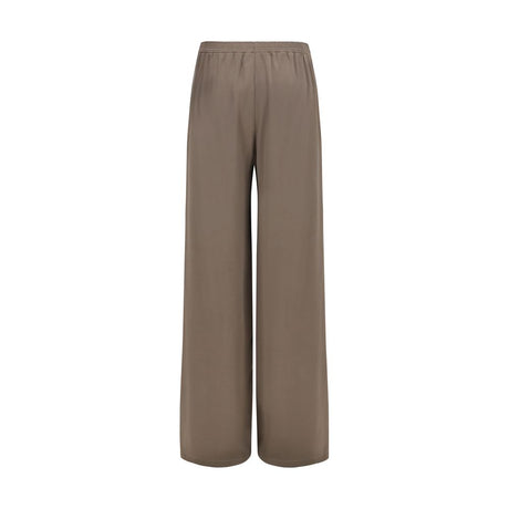 Fabiana Filippi Brown Viscose Casual Pants