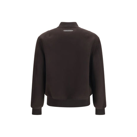 Brioni Brown Wool Oves Aries Bomber