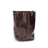 Benedetta Bruzziches Brown Calf Leather Bos Taurus Backet Bag