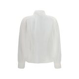 Forte_Forte White Polyester Shirt