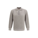 Brunello Cucinelli Gray Cashmere Sweater