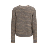 Fabiana Filippi Gray Wool Oves Aries Sweatshirt