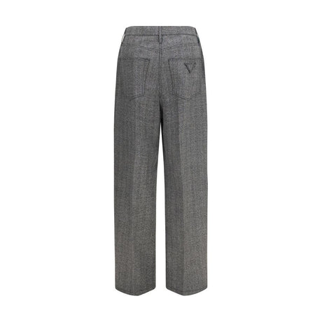 Prada Gray Wool Oves Aries Casual Pants