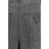 Prada Gray Wool Oves Aries Casual Pants