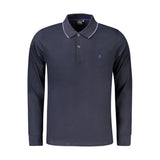 Coveri Moving Blue Cotton Men's Polo