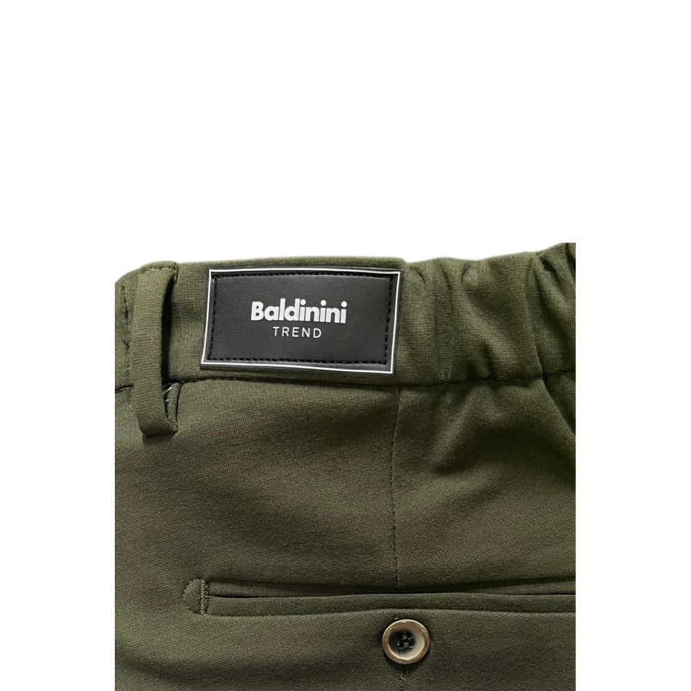 Baldinini Trend Green Viscose Men Pant