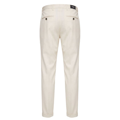 Baldinini Trend White Viscose Men Pants