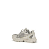 Off-White Beige Acetate Athletic Sneakers