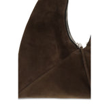 Moschino Brown Suede Leather Shoulder Bag