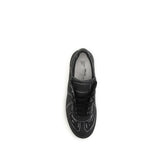 Maison Margiela Black Calf Leather Bos Taurus Low Top Sneakers