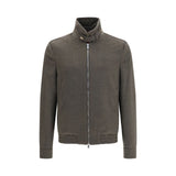 Brunello Cucinelli Gray Wool Oves Aries Full-Length Jacket