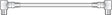AV:link 112.008UK Coaxial Flyhead M-M 2M RA White