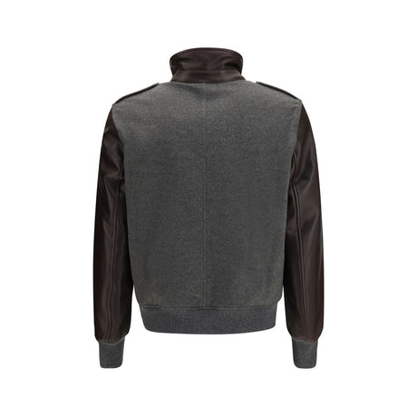 Brunello Cucinelli Gray Cashmere Bomber