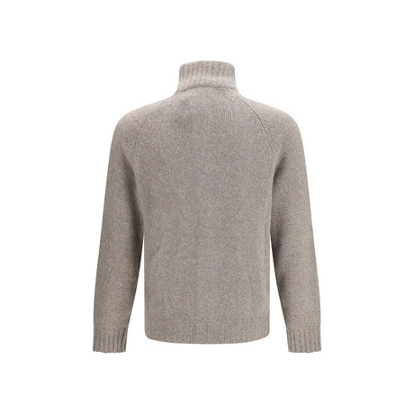 Brunello Cucinelli Gray Wool Oves Aries Cardigan