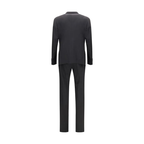 Giorgio Armani Black Wool Oves Aries Two-Piece Suit