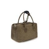 Golden Goose Brown Calf Leather Bos Taurus Handbag