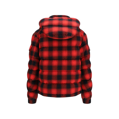 Moncler Red Cotton Full-Length Jacket