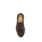 Brunello Cucinelli Brown Calf Leather Bos Taurus Oxfords And Derbies