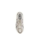 New Balance Beige Fabric Athletic Sneakers