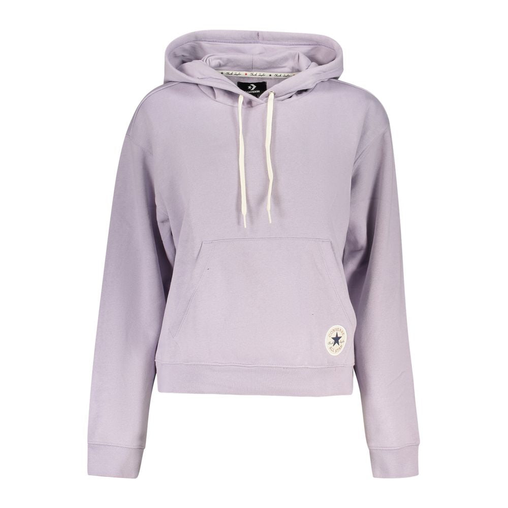 Converse Purple Cotton Sweatshirt
