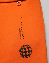 Dolce & Gabbana Orange Cotton DGVIB3 Men Trackpants Pants