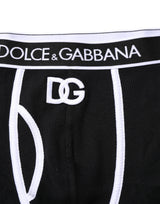 Dolce & Gabbana Black DG Interlock Regular Boxer Underwear