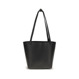 The Row Black Calf Leather Bos Taurus Shoulder Bag