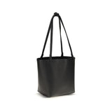 The Row Black Calf Leather Bos Taurus Shoulder Bag