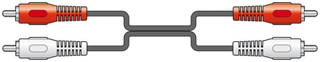 AV:link 2RCA to 2RCA Cable 10.0m 112.060UK