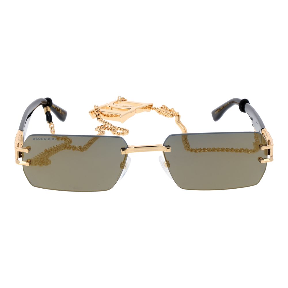 Dsquared² Gold Metal Sunglasses