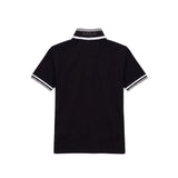 Baldinini Trend Black Cotton Men Polo