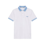 Baldinini Trend White Cotton Men Polo