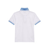 Baldinini Trend White Cotton Men Polo