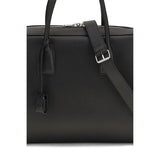 Saint Laurent Black Calf Leather Bos Taurus Handbag