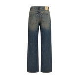 Fendi Blue Cotton Jeans Denim