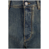 Fendi Blue Cotton Jeans Denim