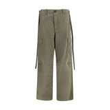 Fendi Bicolor Cotton Cargo Pants