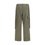 Fendi Bicolor Cotton Cargo Pants