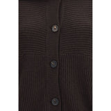 Brunello Cucinelli Brown Cashmere Cardigan