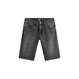 Tommy Hilfiger Jeans Black Recycled Cotton Bermuda Shorts