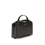 Fendi Black Calf Leather Bos Taurus Handbag