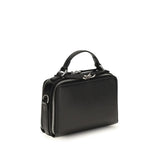 Fendi Black Calf Leather Bos Taurus Handbag