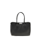 Fendi Black Calf Leather Bos Taurus Shoulder Bag