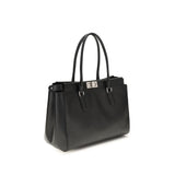 Fendi Black Calf Leather Bos Taurus Shoulder Bag
