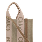 Chloé Beige Linen Handbag