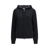 Fendi Black Cashmere Hoodie